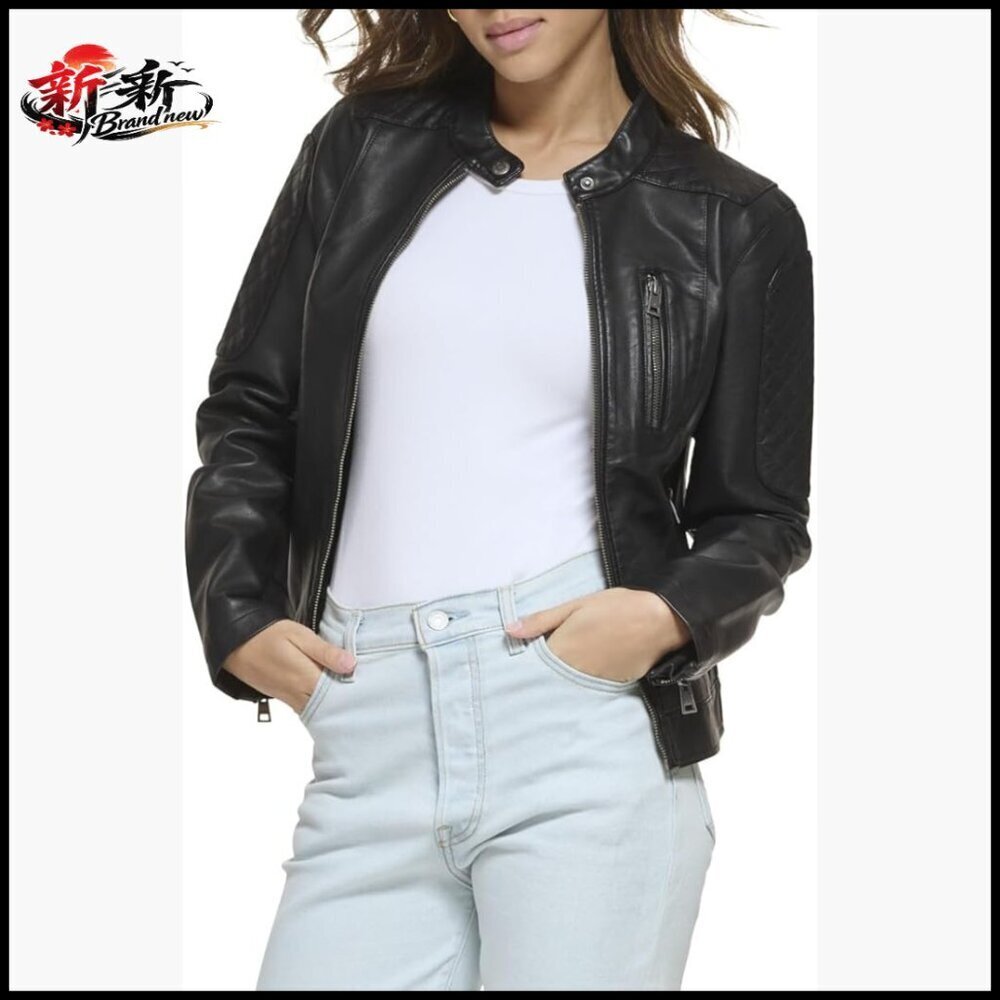 Faux Leather Motocross Racer Jacket, Premium Quality, Timeless Motorcycle Design